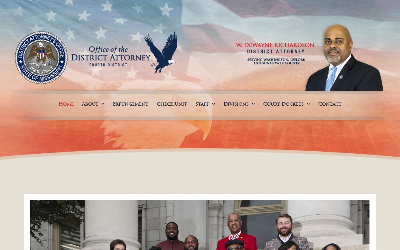 Leflore County criminal court records and Fourth Circuit District Attorney site